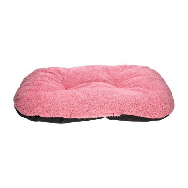 Cama Para Mascota Diseño Cuadrado Color Rosado LM-PET Mediano