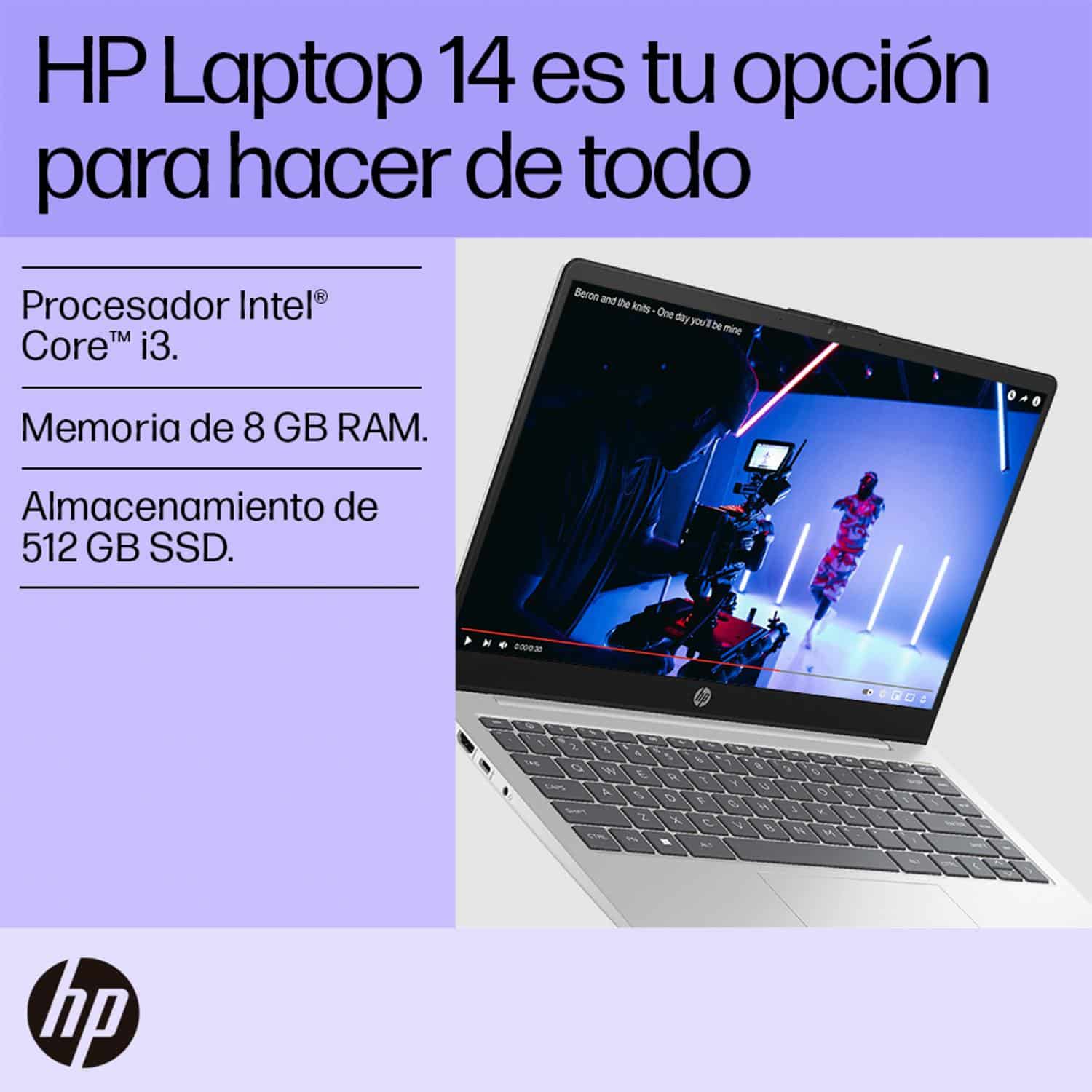 Notebook 14-EP0026LA Core I3 HP 14" - Imagen 9