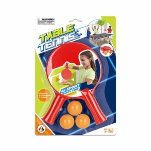 Juego De Ping Pong AO-JIE Incluye 2 Raquetas Y 3 Pelotas