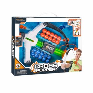 Juego Arco Y Flecha CROSS POPPER Incluye 20 Balas