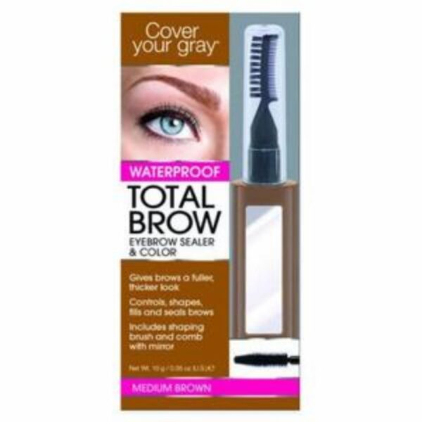 Sellante Para Cejas Con Peinilla Café Medio COVER YOUR GRAY 10 G