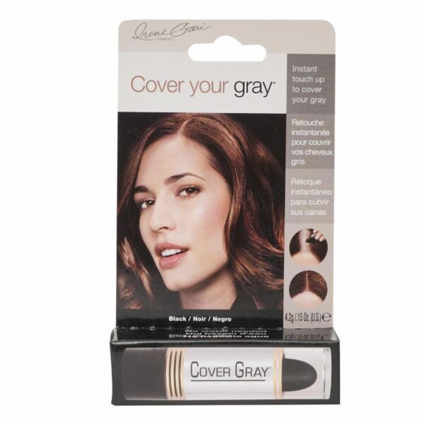 Maquillaje De Canas Cover Your Gray Stick Negro Mujer IRENE GARI 1 G