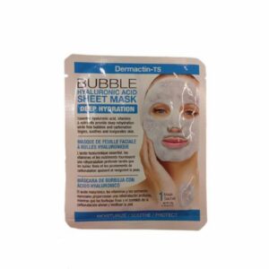 Mascarilla Facial De Burbujas Con Ácido Hialurónico DERMACTIN TS 20 G
