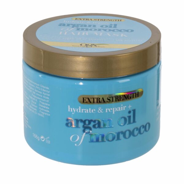 Mascarilla Capilar Extra Strong Argán Oil Y Morocco OGX 168 G - Imagen 2