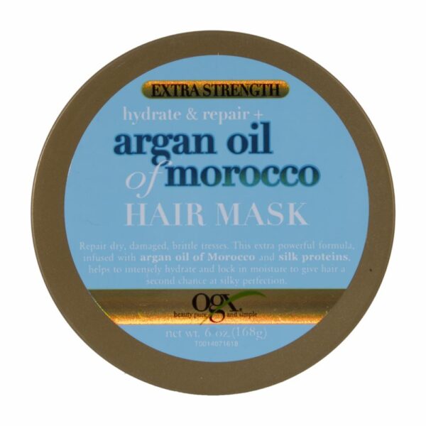 Mascarilla Capilar Extra Strong Argán Oil Y Morocco OGX 168 G - Imagen 3