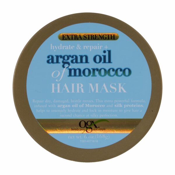 Mascarilla Capilar Extra Strong Argán Oil Y Morocco OGX 168 G - Imagen 3