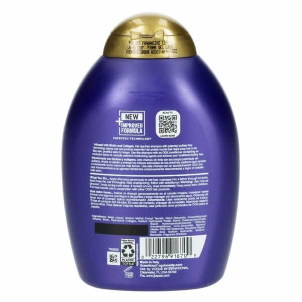 Shampoo Biotina & Colágeno 14TH STREET 385 Ml - Imagen 2