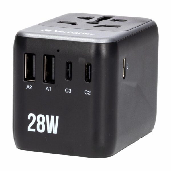 Adaptador Universal Para Viaje VERBATIM 28 W - Imagen 3