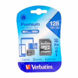 Tarjeta De Memoria Microsdhc Premium Con Adaptador Uhs-I V10 U1 Clase 10 VERBATIM 128gb