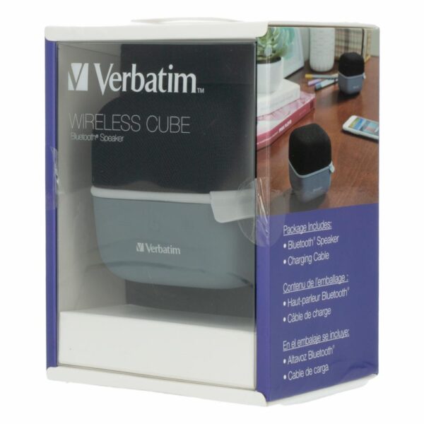 Altavoz Cube VB70224 VERBATIM Negro - Imagen 4