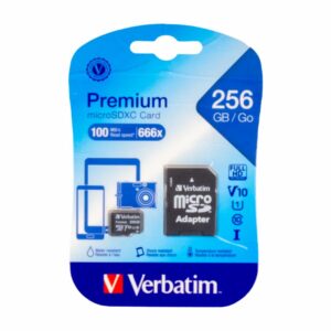Micro Sd Prem XC UHS VERBATIM 256 Gb
