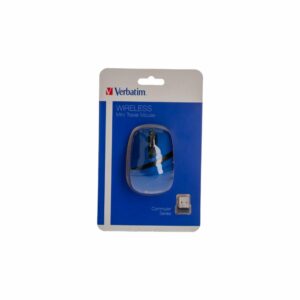Mouse Mini De Viaje Azul VERBATIM Inalámbrico