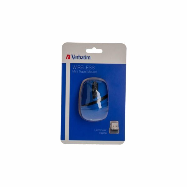 Mouse Mini De Viaje Azul VERBATIM Inalámbrico