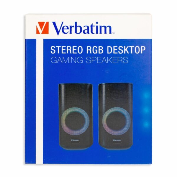 Parlantes Gaming Stereo 70748 VERBATIM RGB - Imagen 5