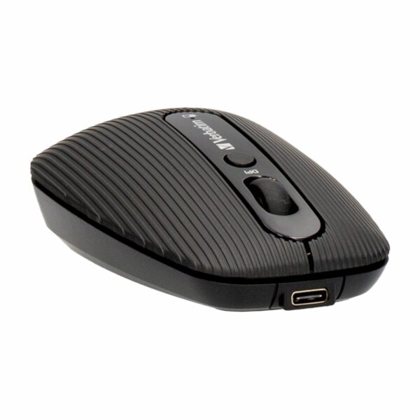 Mouse Óptico Recargable Negro VERBATIM Inalámbrico