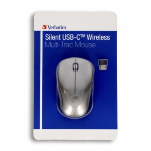 Mouse Multitrac USB -C Purpura VERBATIM Inalámbrico