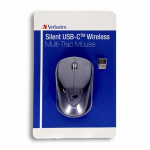 Mouse Multitrac USB -C Grafito VERBATIM Inalámbrico