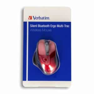 Mouse Multitrac Rojo VERBATIM Inalámbrico