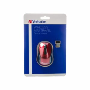 Mouse Mini Rojo VERBATIM Wireless