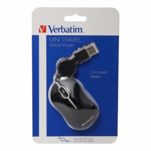 Mouse Optical Negro VERBATIM Con Cable
