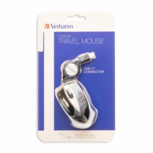 Mini Mouse Optical Travel Black VERBATIM Con Cable