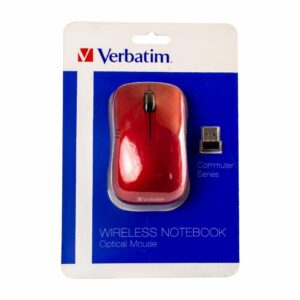 Mouse Óptico Para Notebooks Rojo VERBATIM Inalámbrico