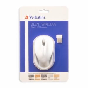 Mouse Silent Blue Led Silver VERBATIM Wireless