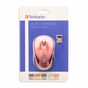 Mouse Silent Blue Led Red VERBATIM Wireless