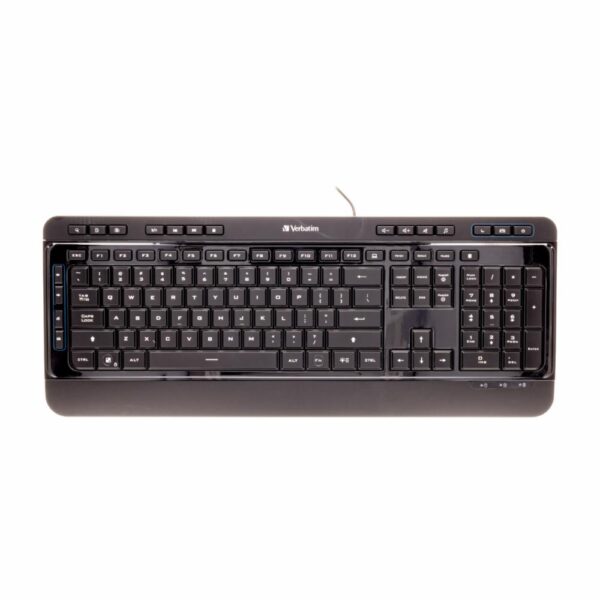 Teclado Silencioso Negro VERBATIM USB