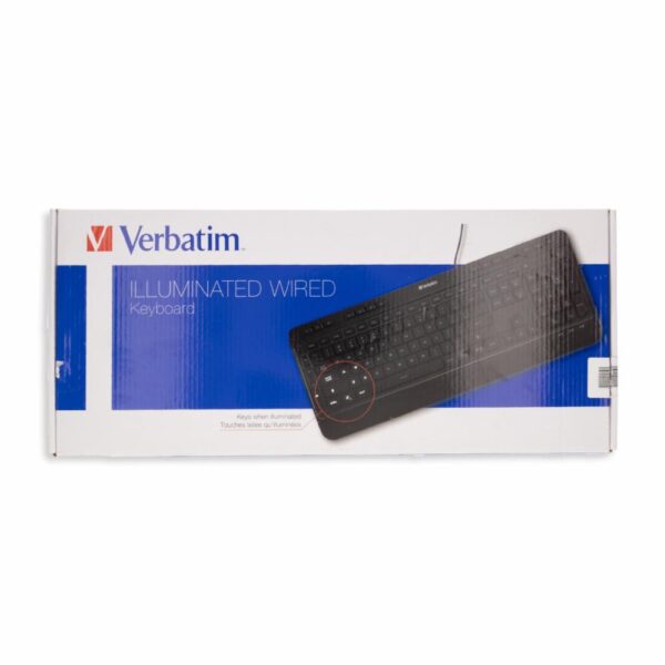 Teclado Silencioso Negro VERBATIM USB - Imagen 3