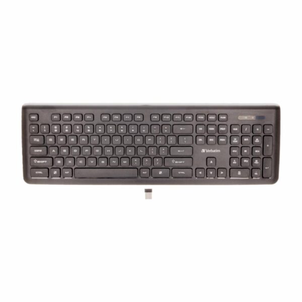 Teclado Slim Negro VERBATIM Inalámbrico