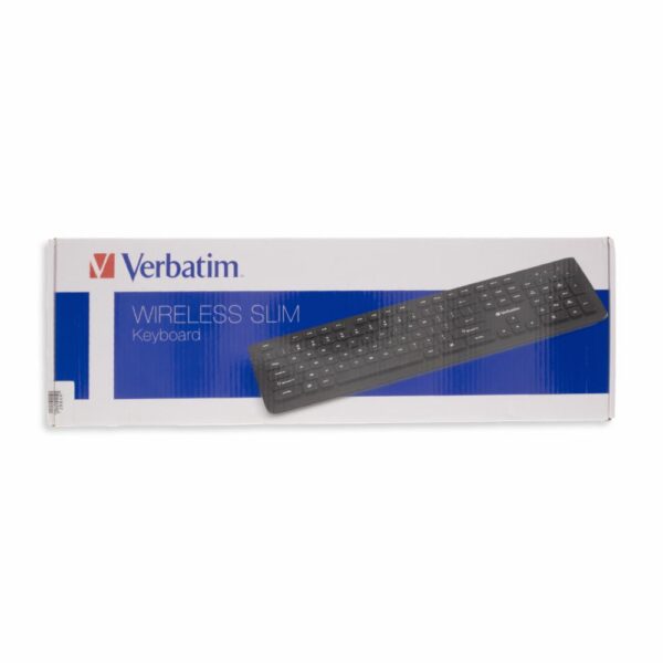 Teclado Slim Negro VERBATIM Inalámbrico - Imagen 3