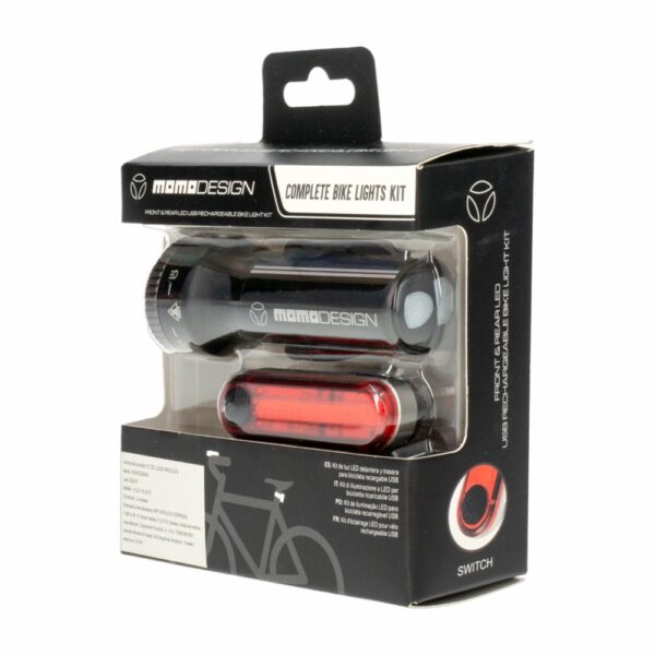 Kit De Luces Para Bicicleta MOMO Unidad - Imagen 4