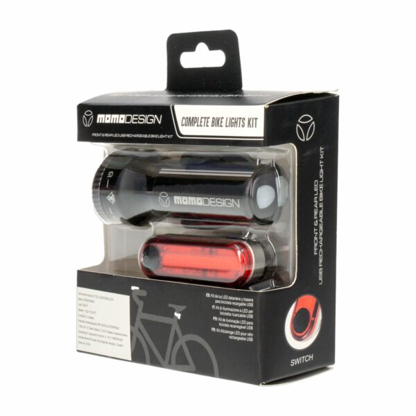 Kit De Luces Para Bicicleta MOMO Unidad - Imagen 4