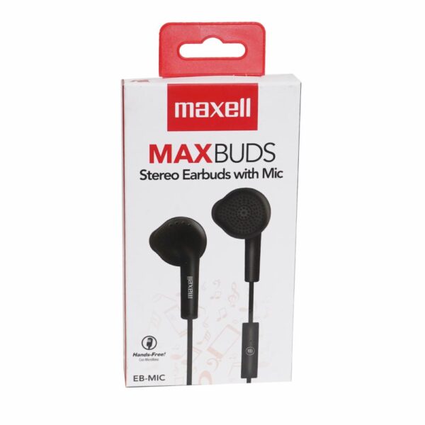 Audífonos Max Buds EB-MIC MAXELL Con Cable - Imagen 2
