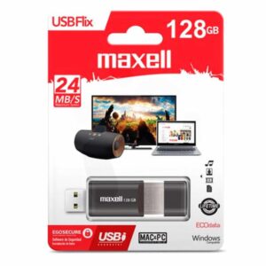 Usb Negra MAXELL 128 Gb