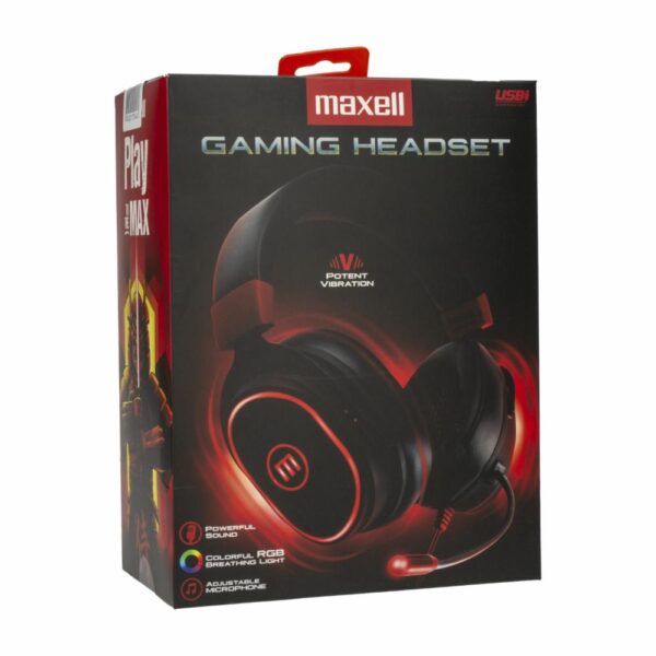 Audífonos Gaming Vibration CA-H-MIC-1200 347834 MAXELL Con Cable - Imagen 3