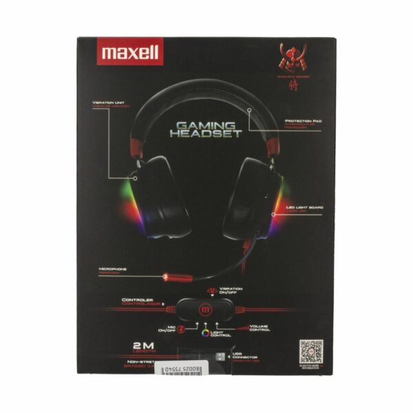 Audífonos Gaming Vibration CA-H-MIC-1200 347834 MAXELL Con Cable - Imagen 4