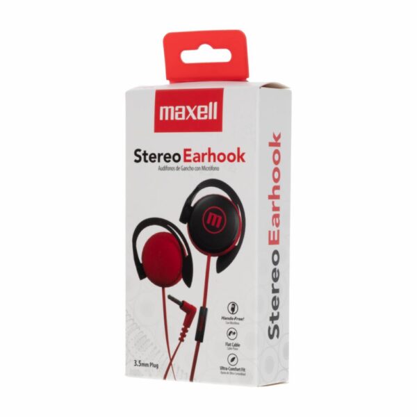 Audífonos Stereo Earhook EC-155 347862 MAXELL Con Cable