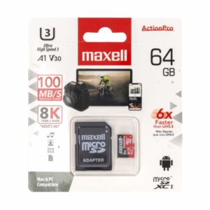 Tarjeta De Memoria Micro SDXC MAXELL 64 Gb
