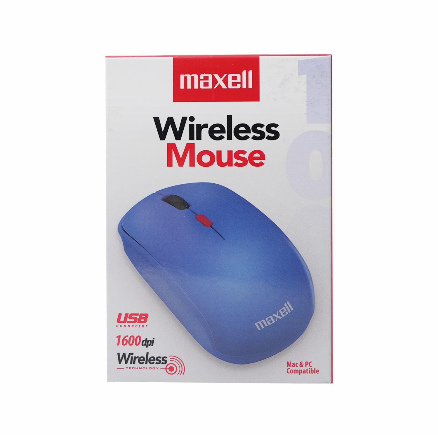 Mouse Azul MOWL-100 MAXELL Inalámbrico - Imagen 3