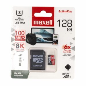 Tarjeta De Memoria Micro SDXC MAXELL 128 Gb