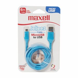 Cable USB To Micro Cb-Jel-Micro Jelleez Azul MAXELL 4 Ft