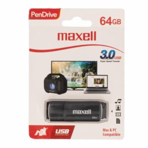 Memoria Usb Black MAXELL 64gb