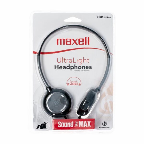 Audífonos Ultra Light HP-200 348405 MAXELL Con Cable