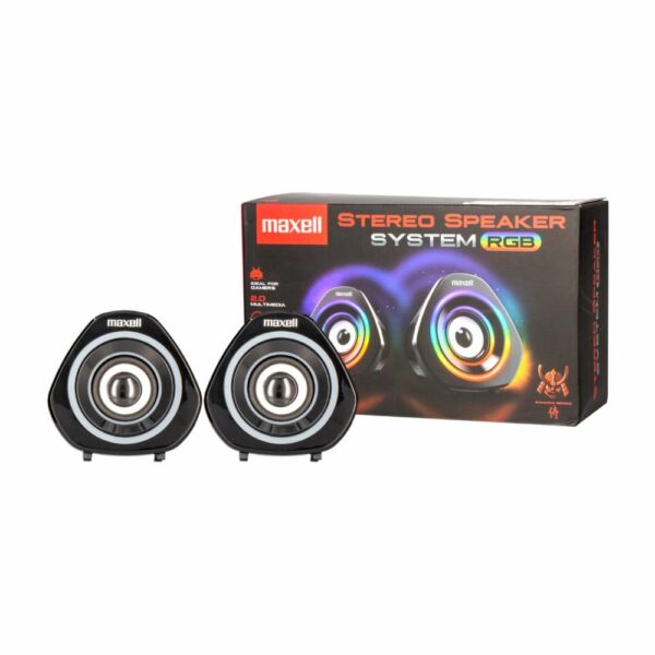 Parlantes Gaming Stereo SSG-700 MAXELL System RGB - Imagen 2
