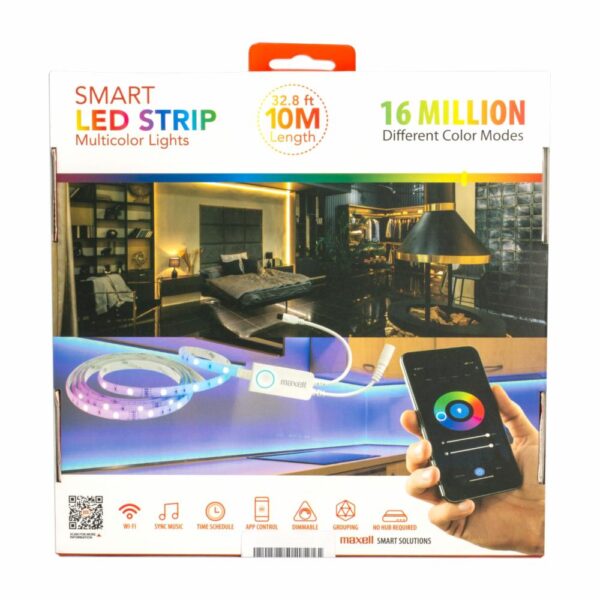 Tira Led Rgb Inteligente MAXELL 10 Metros - Imagen 2