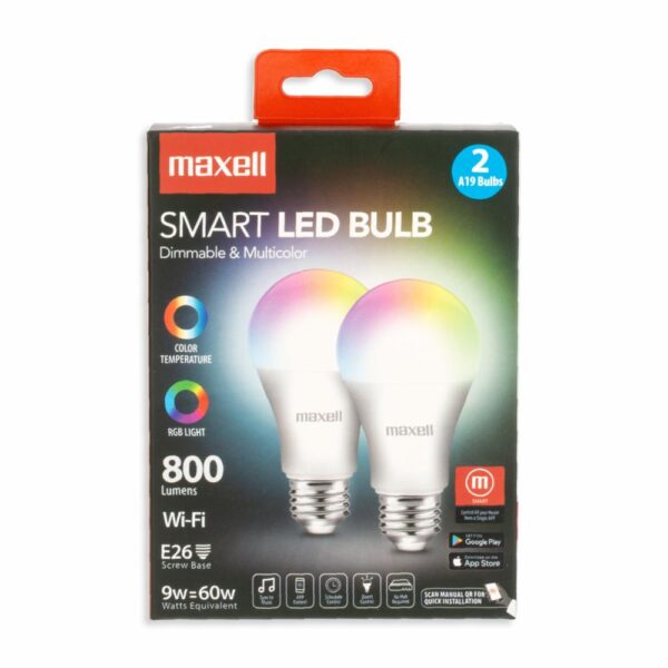 Foco Smart Led RGB Inteligente MAXELL 800 Lm - Imagen 3