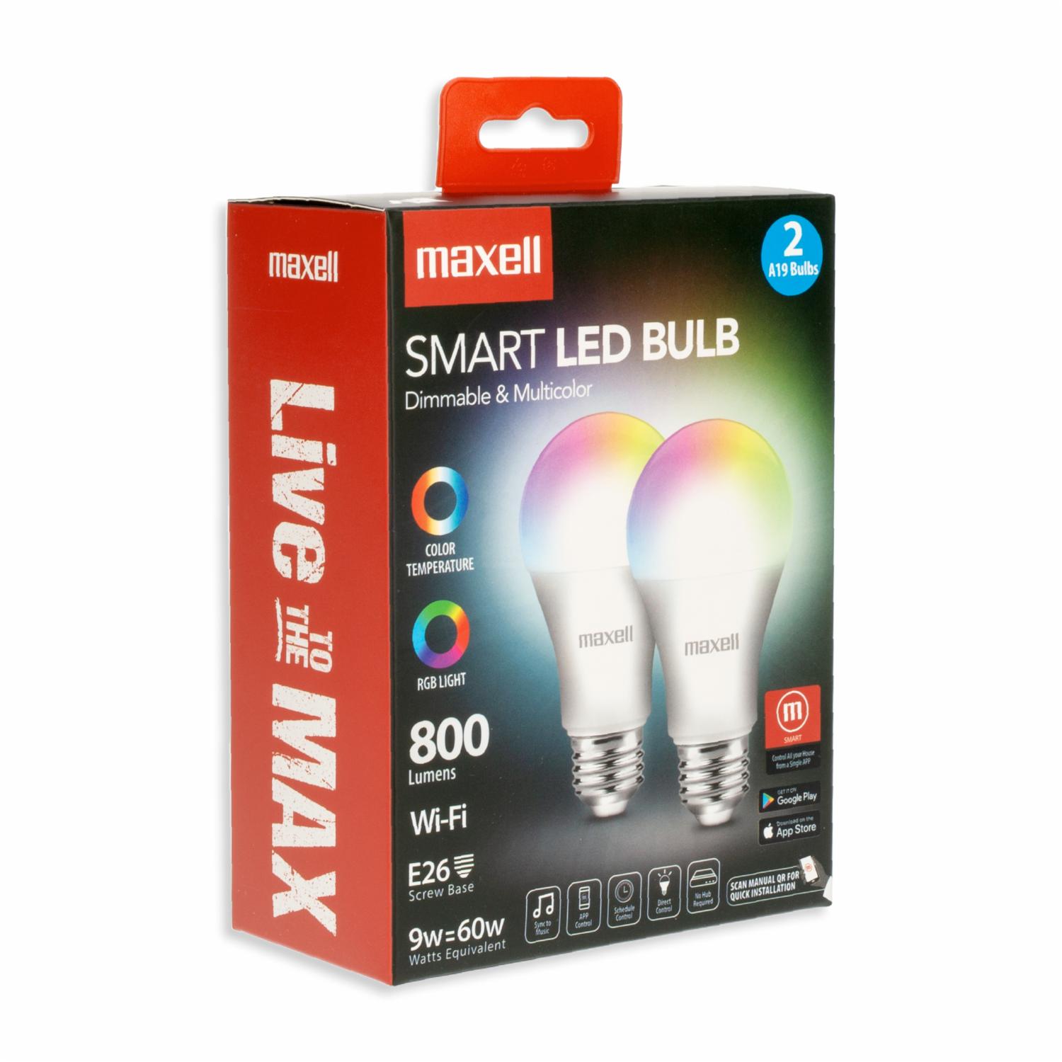 Foco Smart Led RGB Inteligente MAXELL 800 Lm - Imagen 5