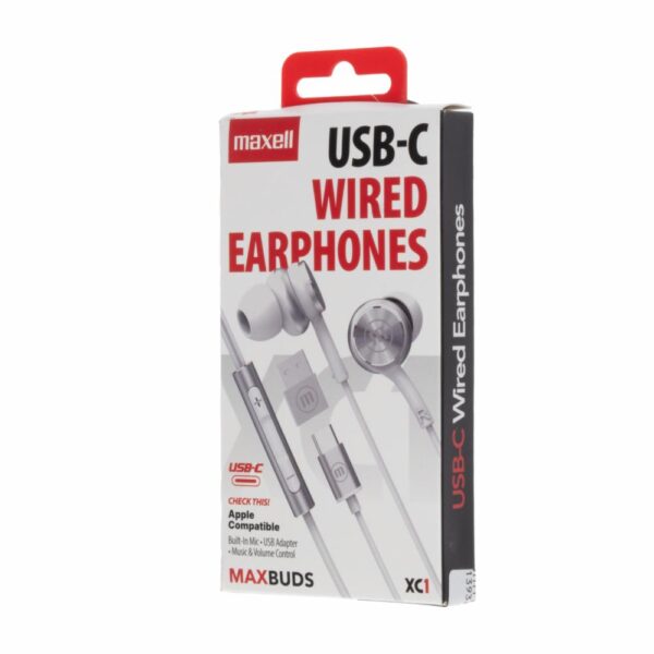 Audífonos Max Buds Wired EB-XC1 348532 MAXELL Con Cable
